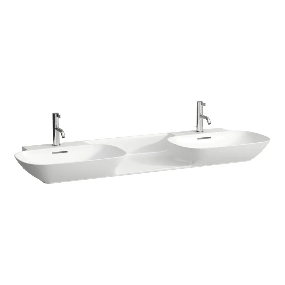 LAUFEN INO Dvojumyvadlo k zabudování do nábytku 1420 x 450 x 120 mm #H8143040001111 - 000 - Bílá