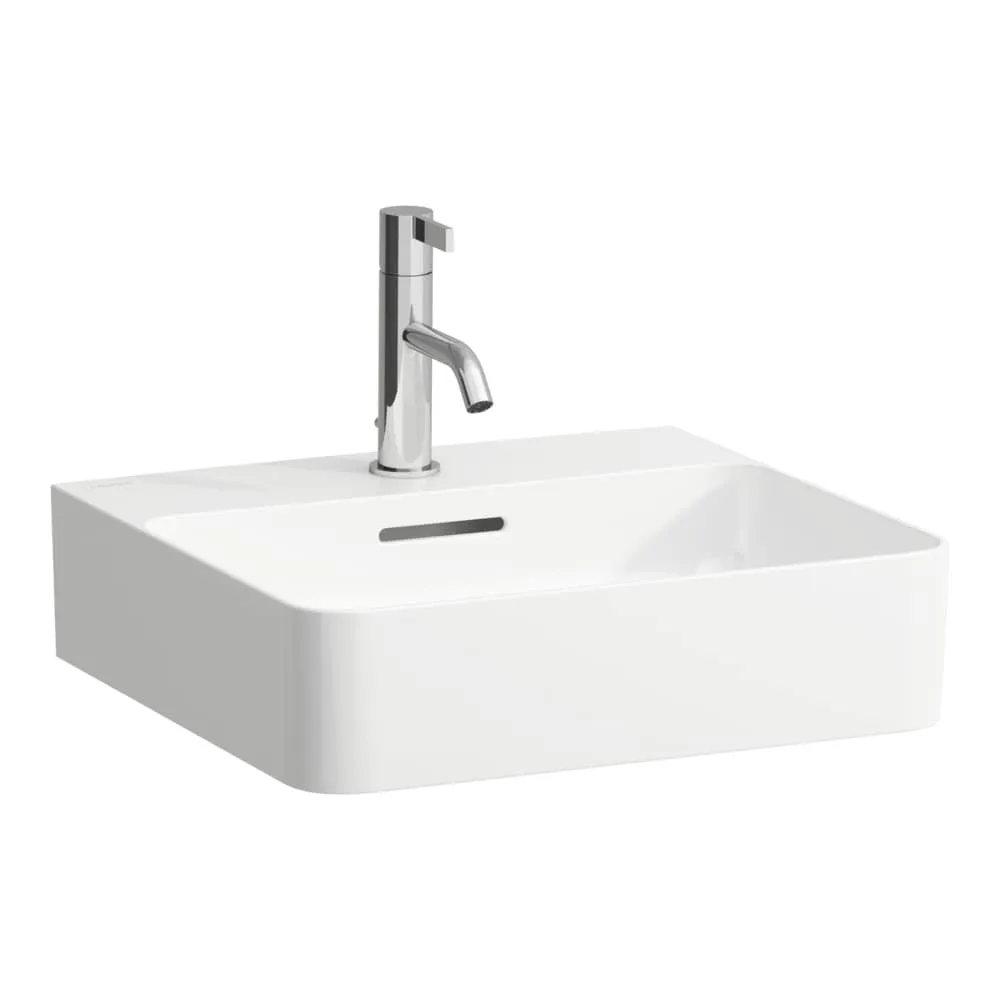 LAUFEN VAL Umývátko, broušená spodní část 450 x 420 x 115 mm #H8162807571121 - 757 - Bílá mat