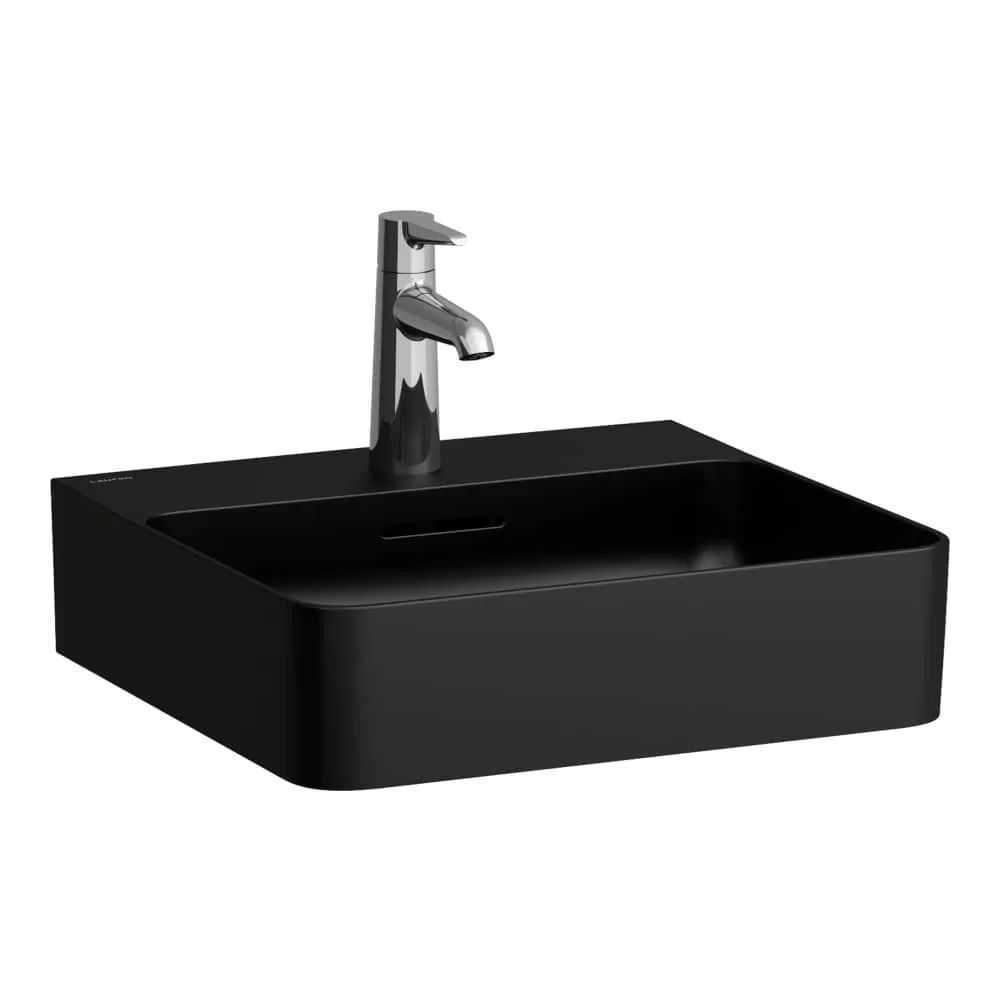 LAUFEN VAL Umývátko 450 x 420 x 115 mm #H8152817161091 - 716 - Černá mat