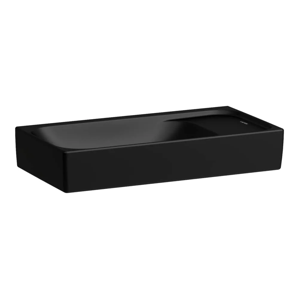 LAUFEN MEDA Umývátko, s armaturní deskou vpravo 460 x 235 x 90 mm #H8151137161121 - 716 - Černá mat