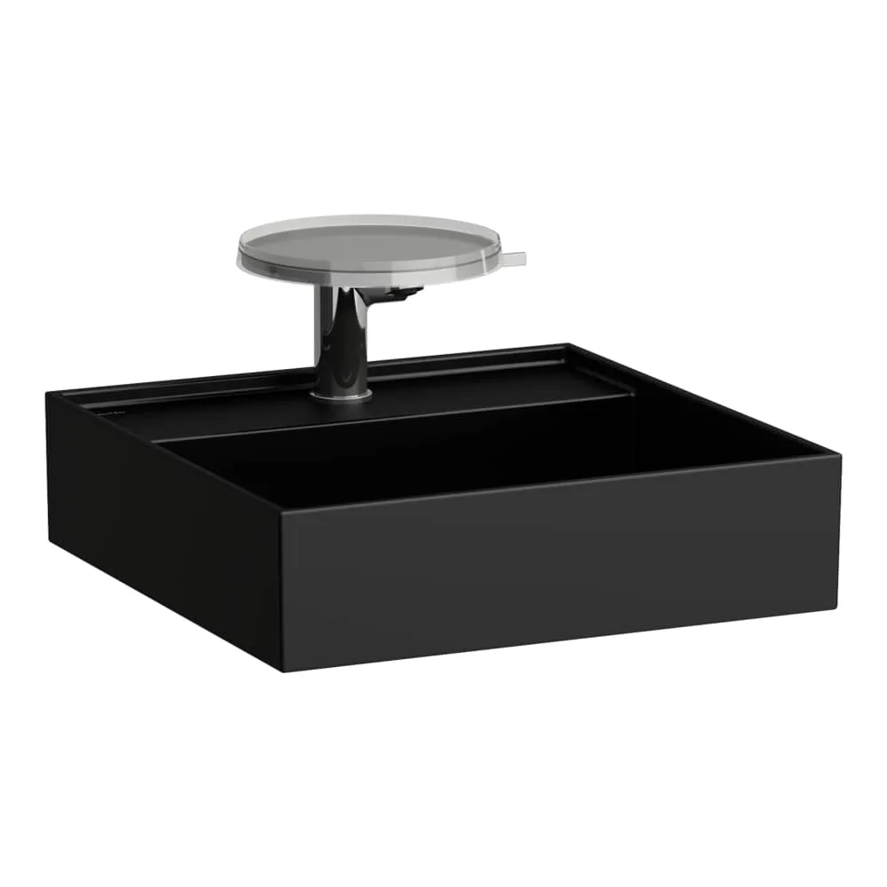 LAUFEN Kartell LAUFEN Umývátko, se skrytým opadem 460 x 460 x 150 mm #H8153317168151 - 716 - Černá mat