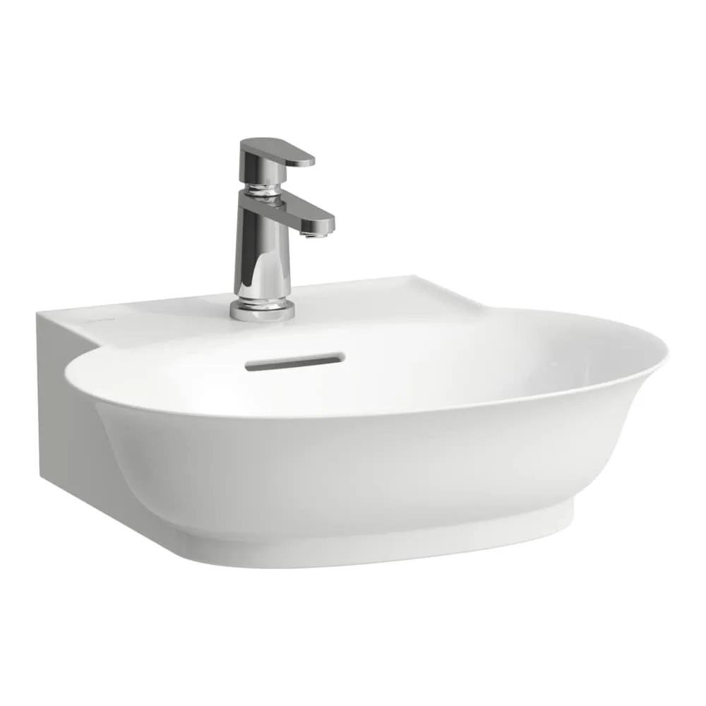 LAUFEN THE NEW CLASSIC Umývátko, broušená spodní část 500 x 450 x 140 mm #H8168524001091 - 400 - Bílá LCC (LAUFEN Clean Coat)