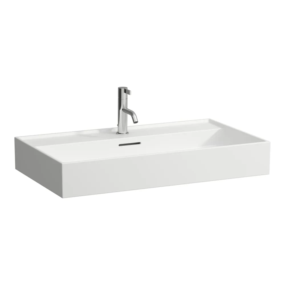 LAUFEN Kartell LAUFEN Umyvadlo, broušená spodní část 800 x 460 x 120 mm #H8163367571091 - 757 - Bílá mat