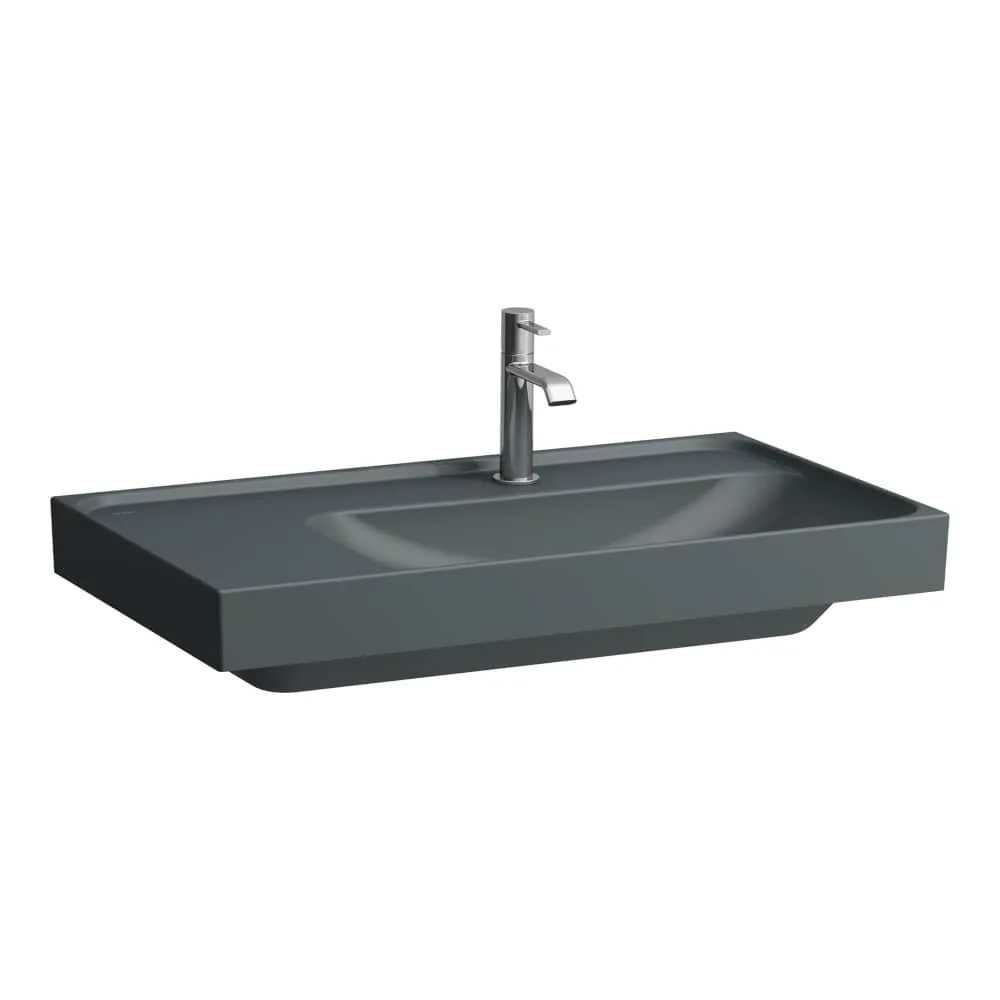 LAUFEN MEDA Umyvadlo, s odkládací plochou vlevo 800 x 460 x 160 mm #H8171157581111 - 758 - Grafit mat