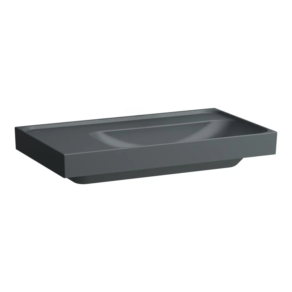 LAUFEN MEDA Umyvadlo, s odkládací plochou vlevo 800 x 460 x 160 mm #H8171157581121 - 758 - Grafit mat