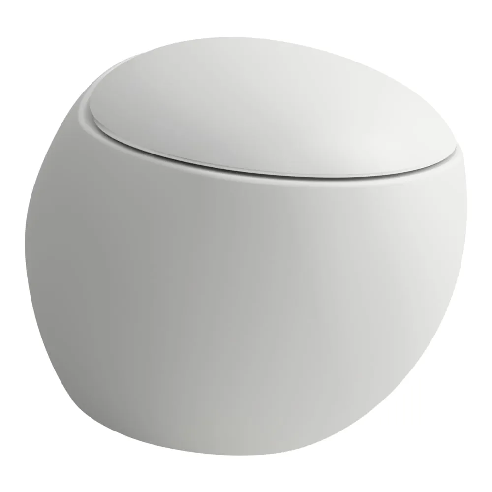 LAUFEN ILBAGNOALESSI Závěsné WC, rimless, hluboké splachování 585 x 390 x 355 mm #H8209717570001 - 757 - Bílá mat