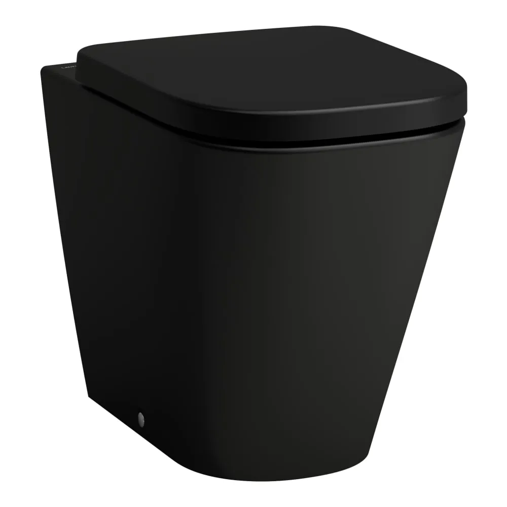 LAUFEN MEDA Stojící WC, 'Silent flush', rimless, hluboké splachování, vodorovný/svislý odpad Vario 540 x 360 x 430 mm #H8231117160001 - 716 - Černá mat