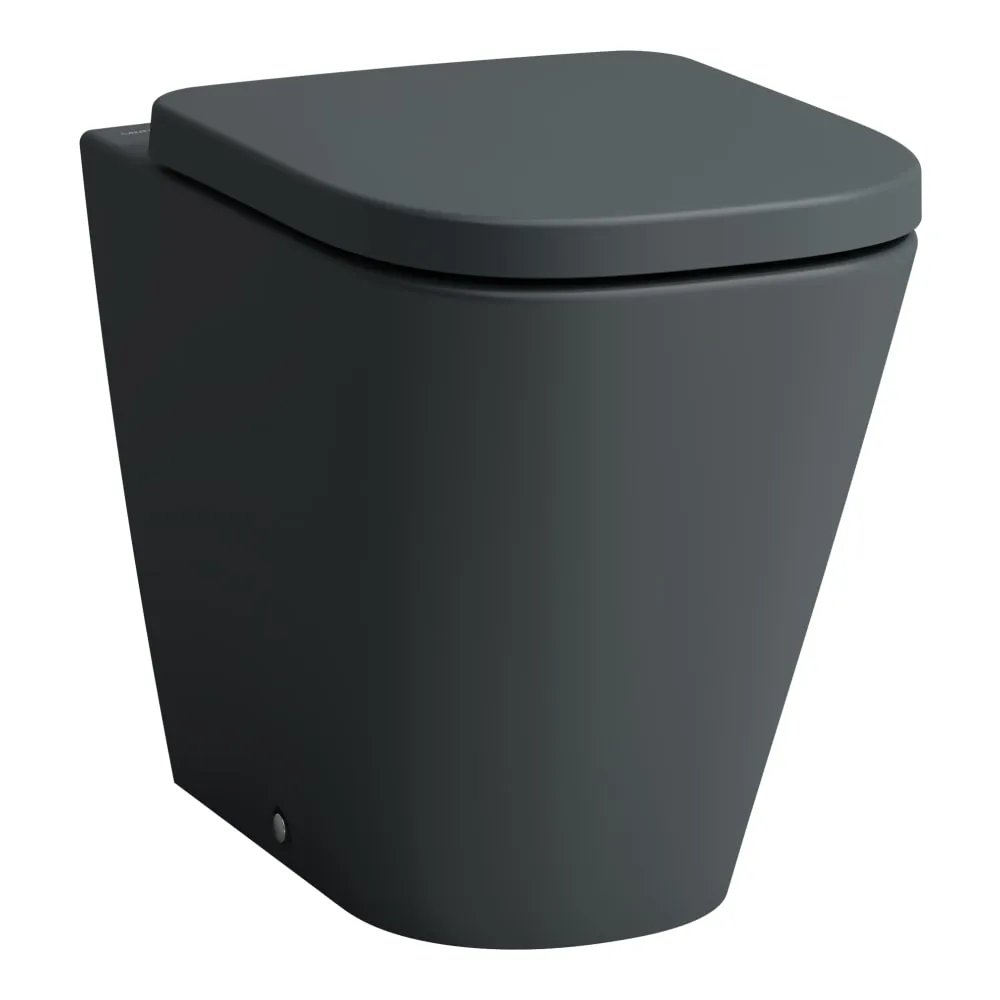 LAUFEN MEDA Stojící WC, 'Silent flush', rimless, hluboké splachování, vodorovný/svislý odpad Vario 540 x 360 x 430 mm #H8231117580001 - 758 - Grafit mat