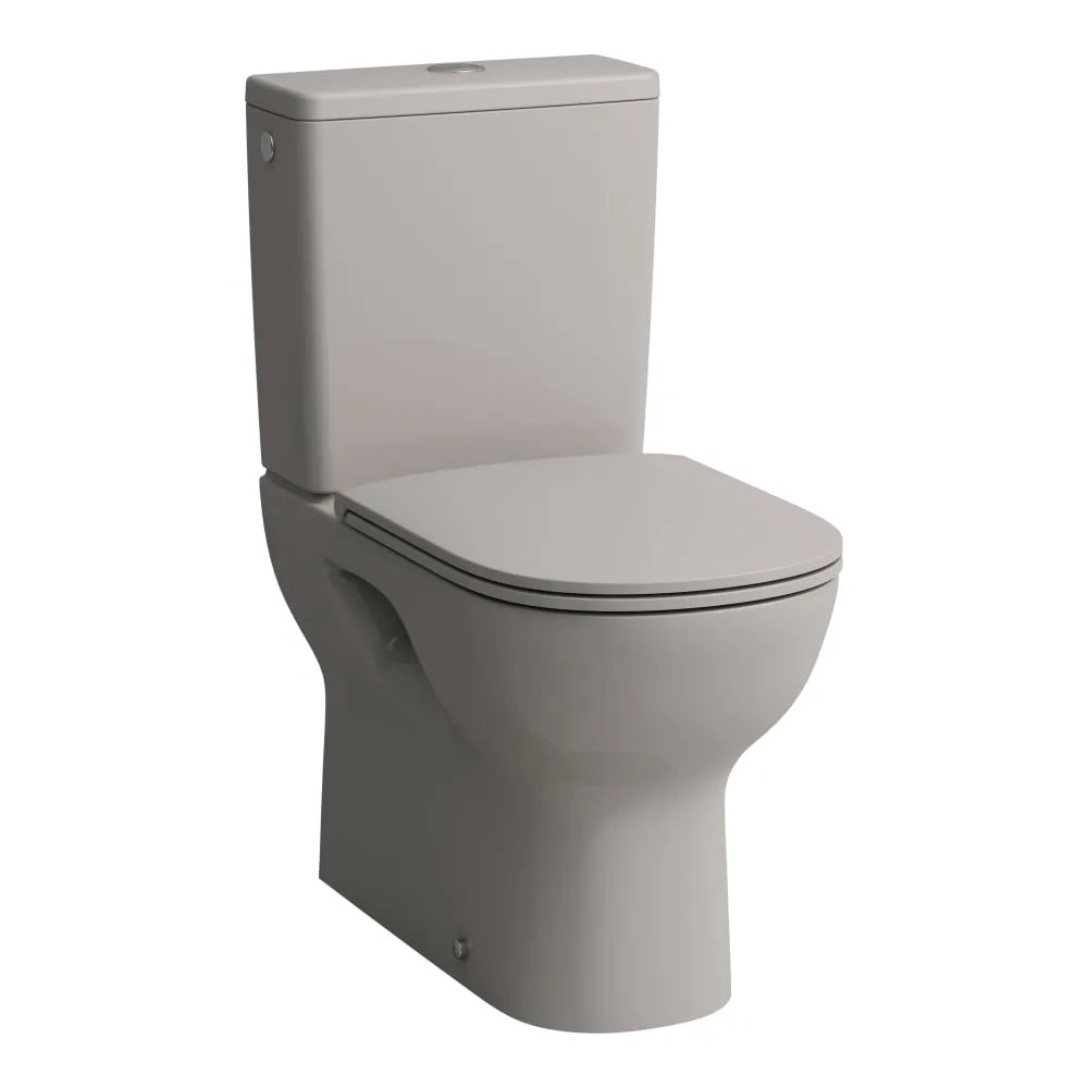 LAUFEN Stojací klozet LUA s povrchovou nádržkou, bez okrajů, s horizontálním/vertikálním odtokem (max. 260 mm) 650 x 360 x 420 mm #H8240810370001 - 037 - Manhattan