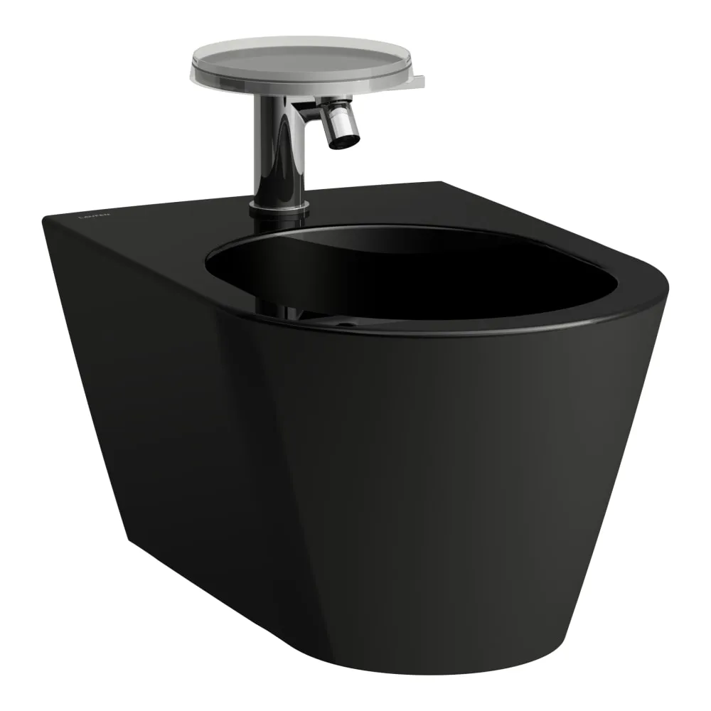 LAUFEN Kartell LAUFEN Závěsný bidet 545 x 370 x 290 mm #H8303310203021 - 020 - Černá lesklá