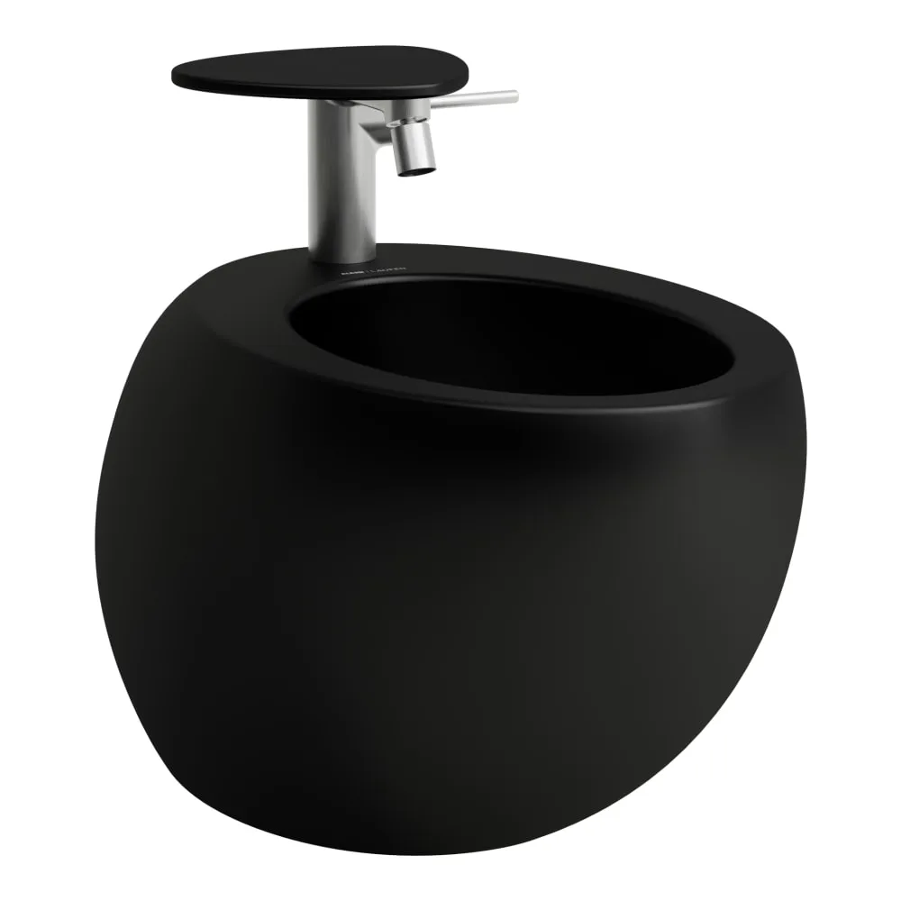 LAUFEN ILBAGNOALESSI Závěsný bidet 585 x 390 x 355 mm #H8309717163041 - 716 - Černá mat