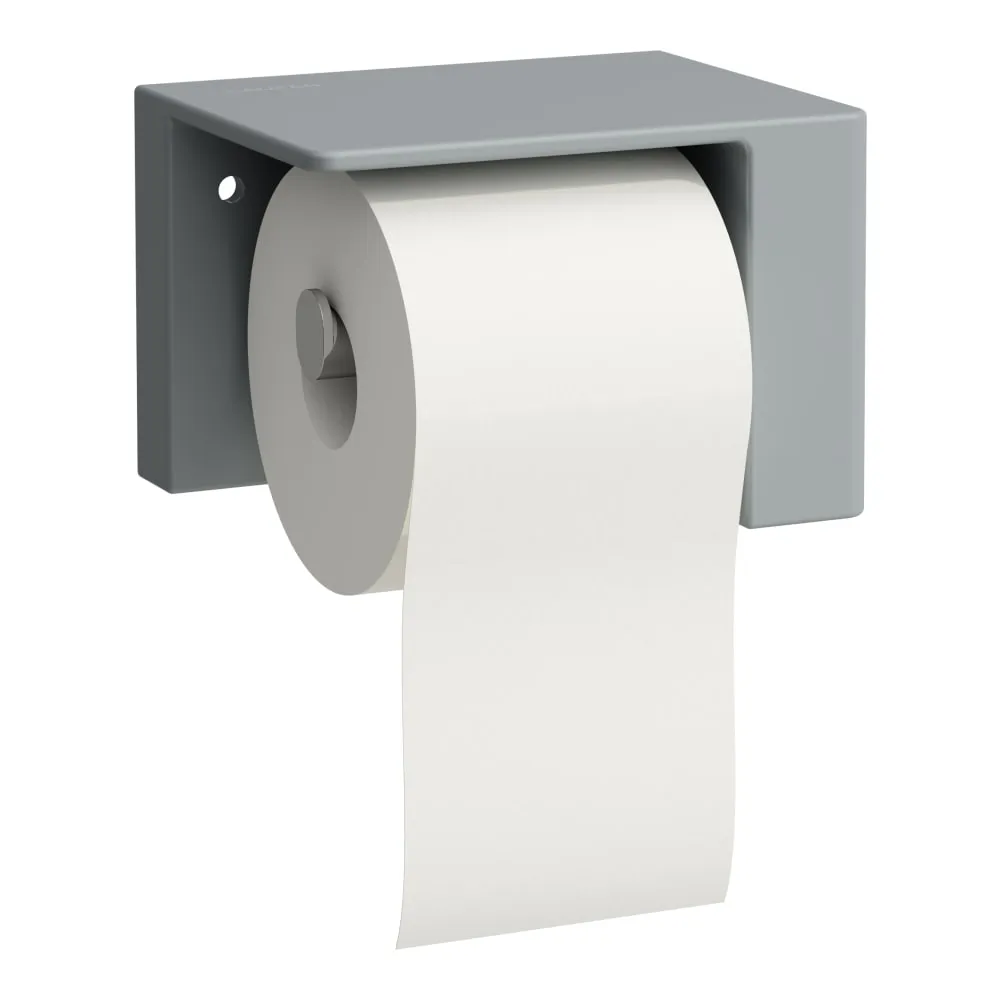 LAUFEN VAL Držák toaletního papíru, včetně instalační sady, levý 170 x 135 x 115 mm #H8722817580001 - 758 - Grafit mat