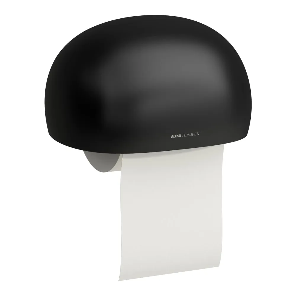 LAUFEN ILBAGNOALESSI Držák toaletního papíru 185 x 150 x 110 mm #H8709707160001 - 716 - Černá mat