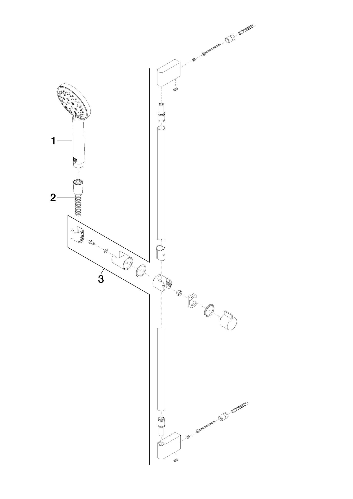 DORNBRACHT Sprchová souprava - chrom #26403979-00