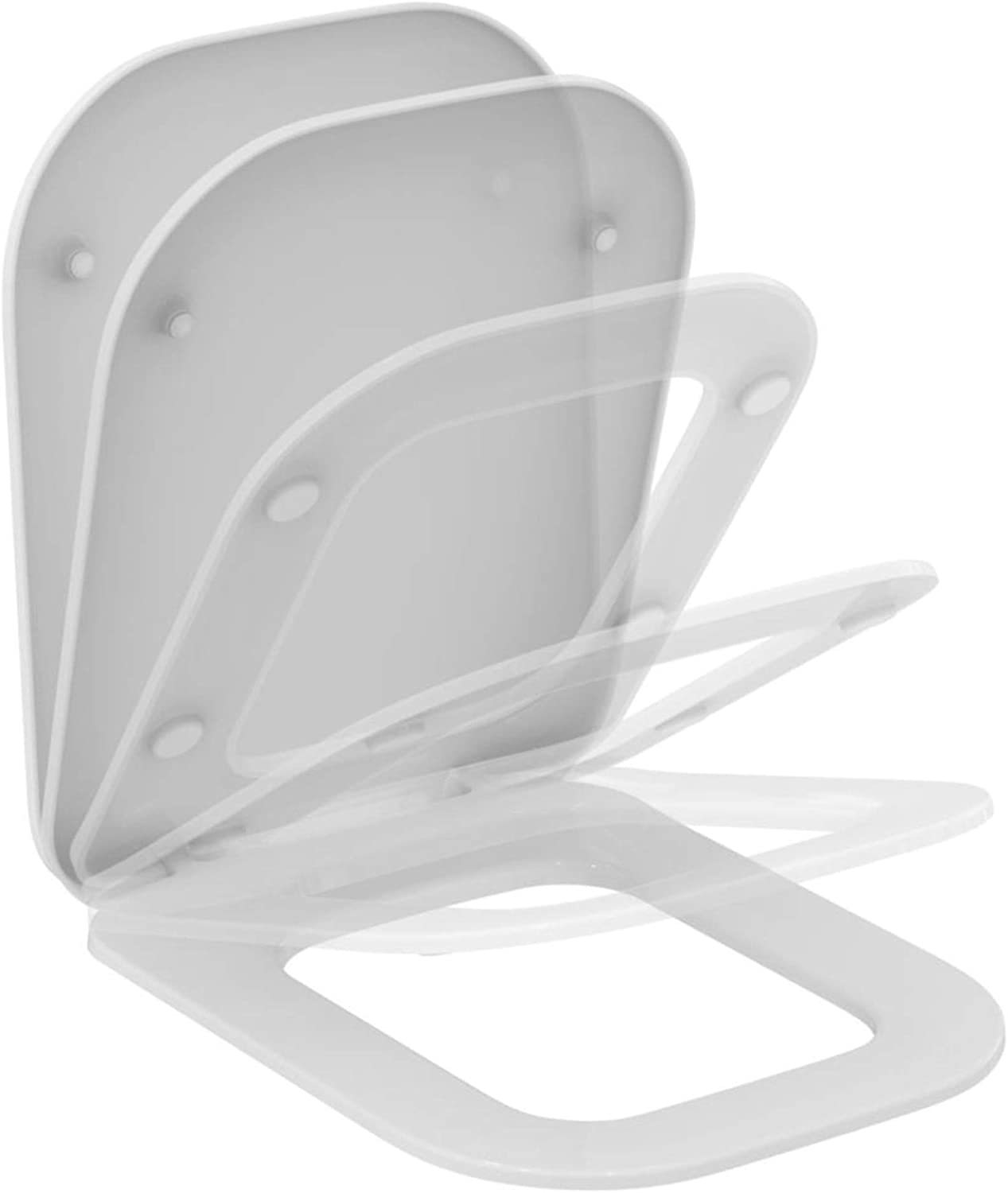 Ảnh của IDEAL STANDARD WC sedátko Tonic II s potahem a Softclose K706501 bílá