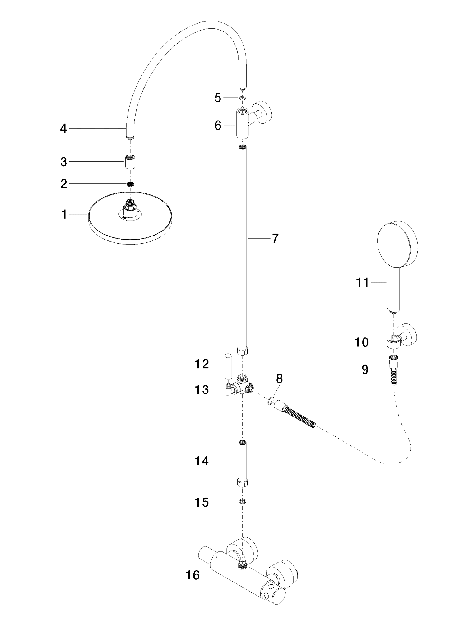 DORNBRACHT Sprchový termostat - chrom #34456970-00