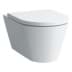 Obrázek LAUFEN Kartell závěsné WC, splachovací na 4,5 / 3 l, Rimless H8203370000001 bílé
