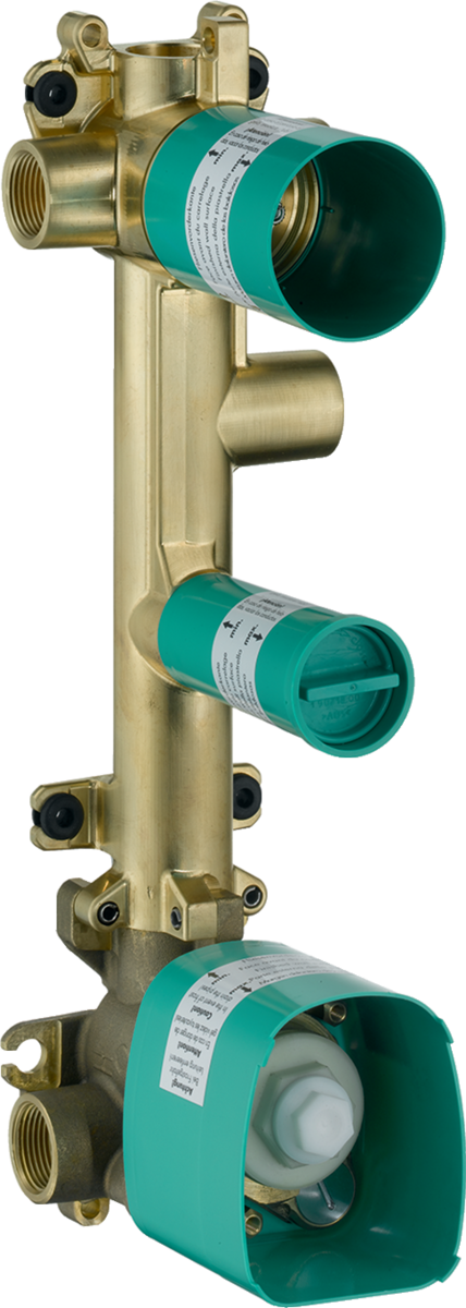 HANSGROHE AXOR Citterio E Základní těleso pro termostatický modul 380/120 s podomítkovou instalací, pro 3 spotřebiče 36708180