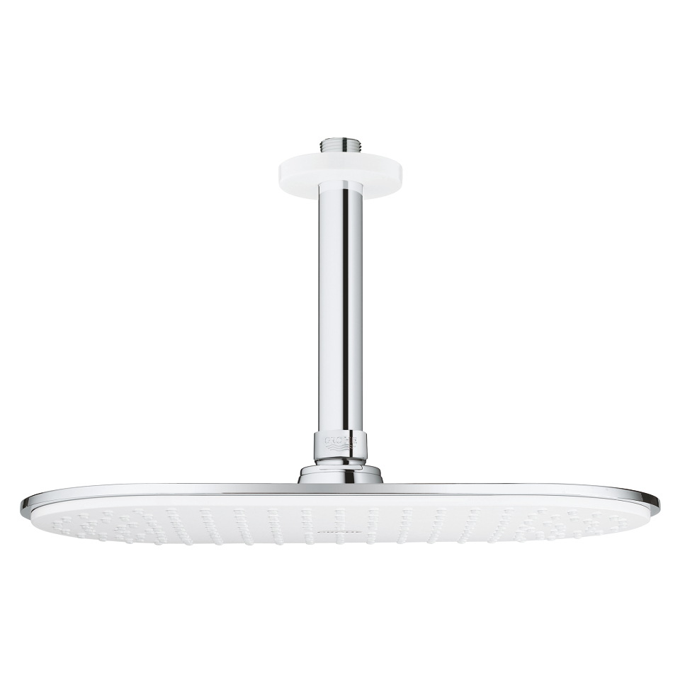 GROHE Rainshower Veris 300 Hlavová sprcha set stropní 142 mm, 1 proud měsíční bílá/chrom #26059LS0