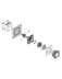 Obrázek GROHE Rainshower F-Series 5″ Boční sprcha s jedním proudem měsíční bílá #27251LS0