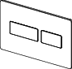 Obrázek TECESolid WC splachovací tlačítko pro duální technologii 9240416 černá matná
