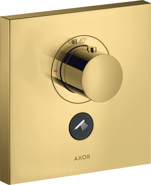 Obrázek HANSGROHE AXOR ShowerSelect Termostat HighFlow skrytý úhlový pro 1 spotřebič a jednu další zásuvku #36716990 - Polished Gold Optic