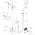 Obrázek HANSGROHE Crometta 85 sprchová sada Mono EcoSmart+ se sprchovou tyčí 65 cm #27652000 - chrom