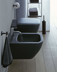 Obrázek DURAVIT Sedátko pro WC 006459 Design by sieger design #0064590000 - Barva 00, Typ: Ve tvaru D, Bílá Vysoký lesk, Barva závěsů: Nerez, Překrývající se 359 x 430 mm