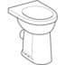 Obrázek GEBERIT Renova Comfort WC podstavec, zvýšený, výška 49 cm, horizontální vývod bílá / KeraTect 218520600

