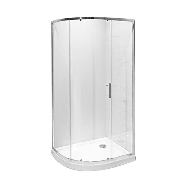 Obrázek JIKA Tigo, asymetrický sprchový kout, stříbrný lesklý profil, 6 mm sklo s úpravou Jika Perla Glass na vnitřní straně, levopravý H2512110026681
