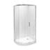 Obrázek JIKA Tigo, asymetrický sprchový kout, stříbrný lesklý profil, 6 mm sklo s úpravou Jika Perla Glass na vnitřní straně, levopravý H2512110026681
