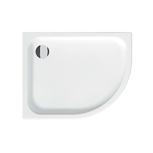 Obrázek JIKA Tigo, sprchová vanička asymetrická, keramická, levá H8522106000001 bílá
