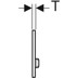 Bild von GEBERIT Sigma50 Betätigungsplatte für 2-Mengen-Spülung, Metallfarbe verchromt #115.788.21.2 - Grundplatte und Tasten: verchromt Deckplatte: hochglanz-verchromt