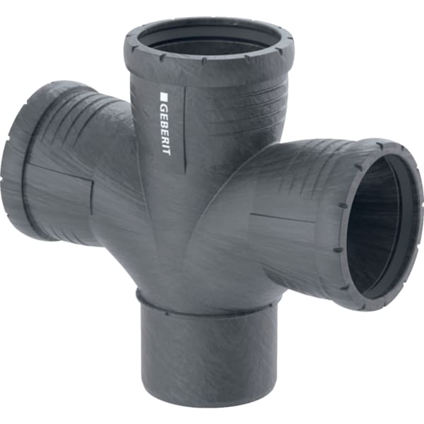 GEBERIT Odbočka Geberit Silent-Pro obloučková 87,5° dvojitá #393.566.14.1