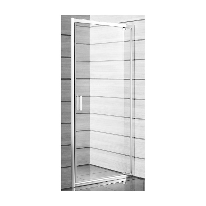 Bild von JIKA LYRAPlus sprchové dveře jednokřídlé 80cm, bílá/transparent #H2543810006681