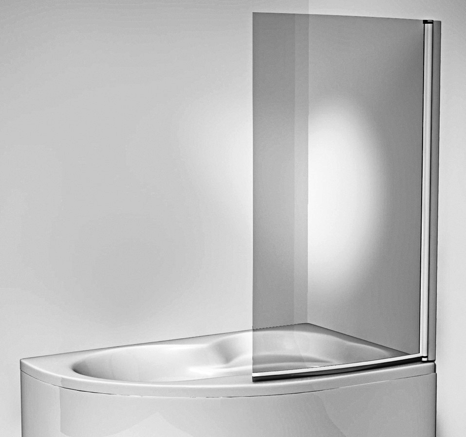 Зображення з  JIKA Mio, vanová zástěna 1500x910 mm stříbrný lesklý profil, transparent H2562420026681