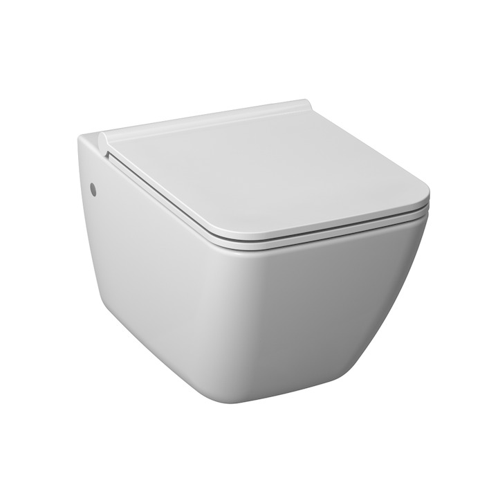 Зображення з  JIKA Cubito Pure, WC závěsné s Jika Perla včetně instalační sady Easyfit H8204231000001 bílé