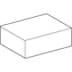 Obrázek GEBERIT Boční skříňka Geberit Xeno² s jednou zásuvkou Šedá scultura / Melamin struktura dřeva 500.507.43.1

