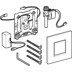 Obrázek GEBERIT Ovládání splachování pisoáru Geberit, s elektronickým spuštěním splachování, napájení ze sítě, krycí deska typ 30 Chrom matný / Nanesena vrstva easy-to-clean 116.027.JQ.1
