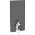 Obrázek GEBERIT Monolith Plus, sanitární modul pro WC s podstavcem, 101 cm, skleněný čelní panel Čelní panel: bílé sklo Boční panel: Hliníkové 131.203.SI.5
