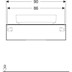 Obrázek GEBERIT Skříňka pro umyvadlo na desku Geberit VariForm, s 1 zásuvkou, odkládací plochou a zápachovou uzávěrkou Korpus a přední strana: dub / melamin se strukturou dřeva Krycí deska: dub / melamin se strukturou dřeva 501.163.00.1
