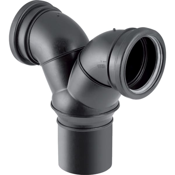 GEBERIT Silent-db20 dvojité připojovací koleno 90° #308.923.14.1