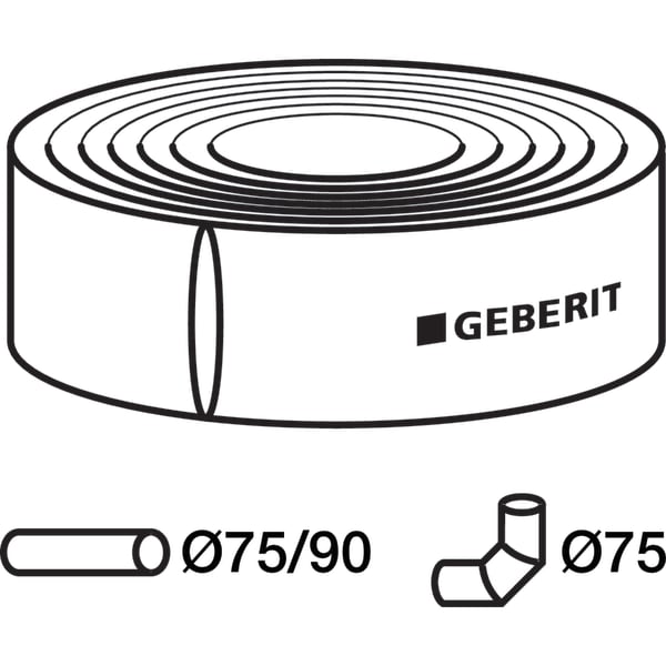 GEBERIT Zvuková izolace návleková Geberit z PE #307.921.00.1
