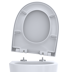 Obrázek PAGETTE Kadett 300 S WC sedátko s integr. jemné zavírání, vyjímatelná pomocí click-o-matic 793884002 bílá
