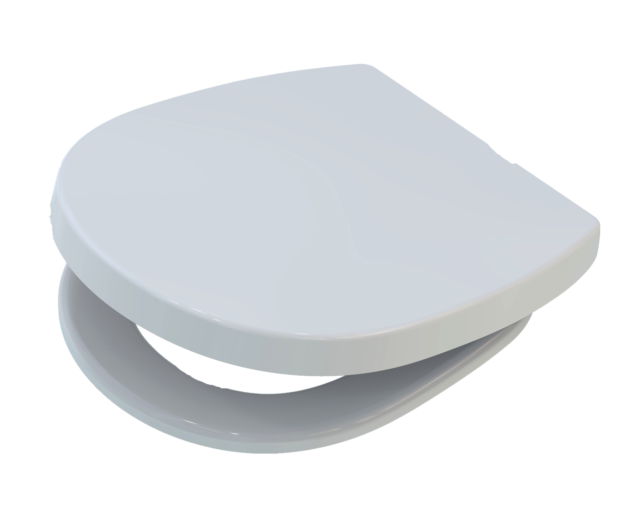 Зображення з  PAGETTE Iscon WC sedátko s integrovaným spouštěcím mechanismem, odnímatelné pomocí click-o-matic 795730202 bílá