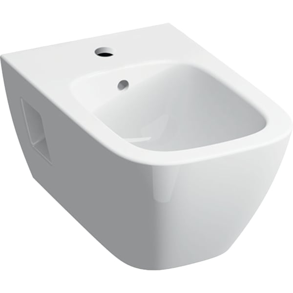 GEBERIT Renova Plan nástěnný bidet částečně uzavřený keramický design #500.380.01.1 - bílá