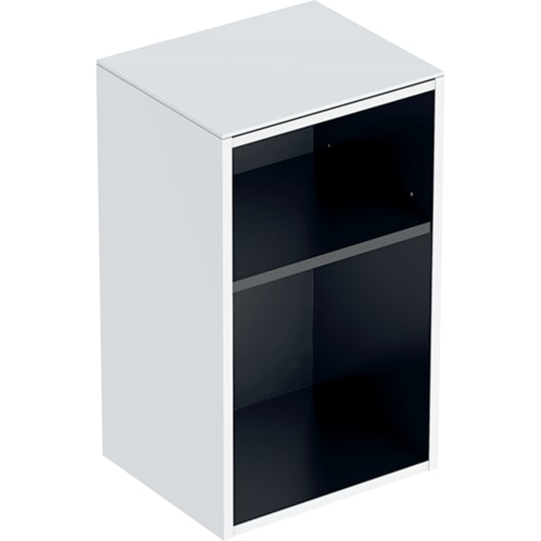 GEBERIT Boční skříňka Geberit Smyle Square otevřená Bílá / Lakované s vysokým leskem #500.358.00.1