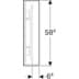 Obrázek GEBERIT Zrcadlo Geberit Citterio s osvětlením Dub šedohnědý / Melamin struktura dřeva 500.570.JJ.1
