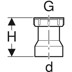 Obrázek GEBERIT Připojovací trubka Geberit s převlečnou maticí 152.181.16.1

