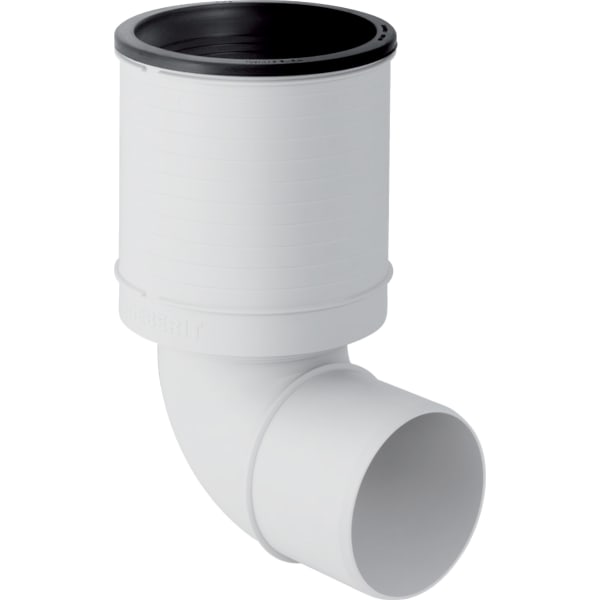 GEBERIT Připojovací koleno Geberit Silent-PP 87,5° pro WC Alpská bílá #390.593.11.1
